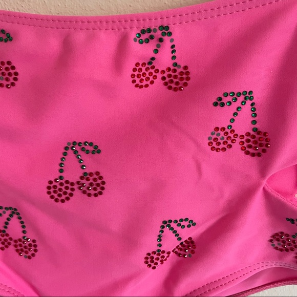 BEACH RIOT // Whitney Cherry Rhinestone Cutout Bikini Bottoms - Picture 6 of 8